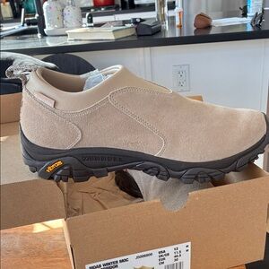 Merrell Moab Winter Moc Boots - Beige and Black